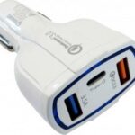 شارژر فندکی 20 وات سه پورت PD/QC3 مدل Q-011