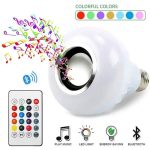 لامپ هوشمند و اسپیکر بلوتوثی مدل LED Music Blub - تصویر 3