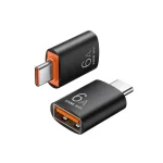 مبدل او تی جی تایپ سی به USB-A مدل 120W-6A - تصویر 2