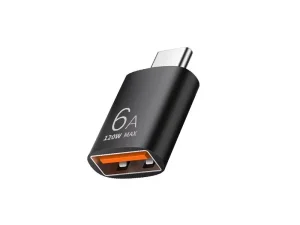 مبدل او تی جی تایپ سی به USB-A مدل 120W-6A