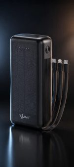 پاوربانک خورشیدی 30 هزار میلی آمپر VLOVE مدل V28 - تصویر 2